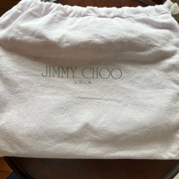 Jimmy Choo Woven Suede Clutch - Picture 7 of 11